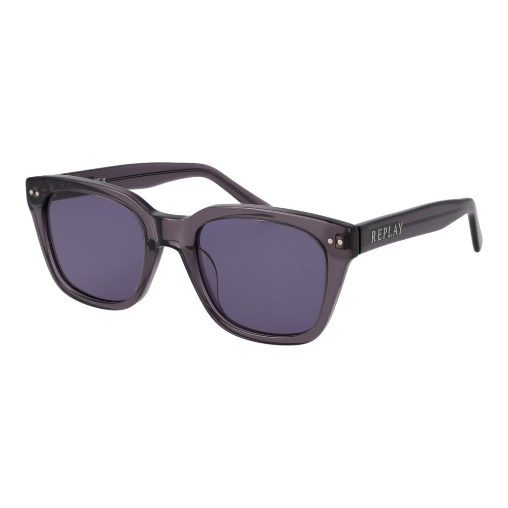 Replay Gray Plastic Sunglasses