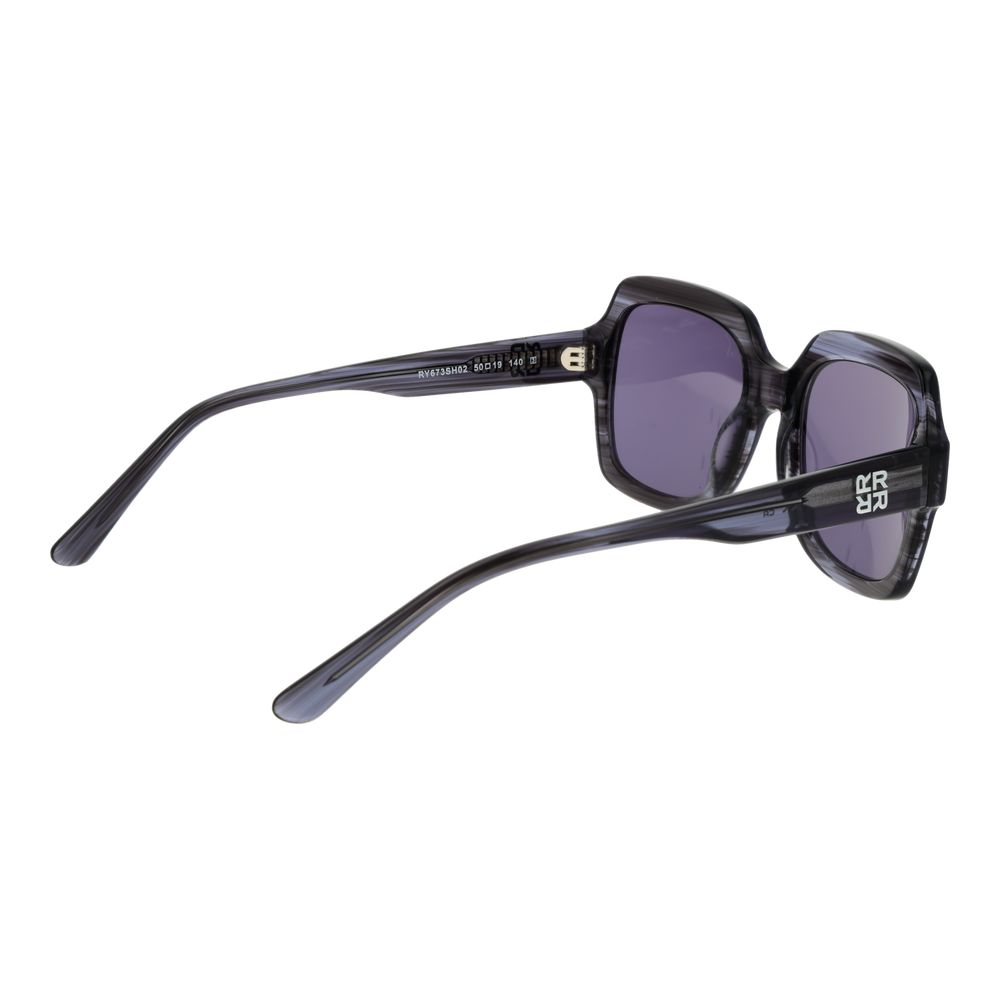 Replay Gray Plastic Sunglasses