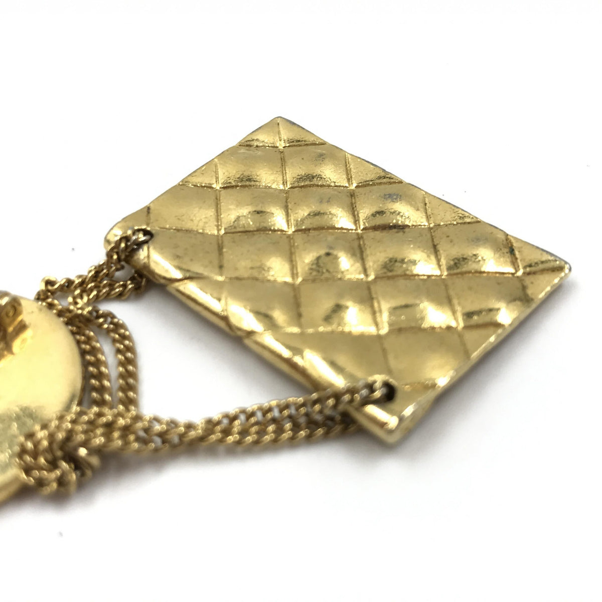 Chanel Gold Plated Bag Motif Brooch