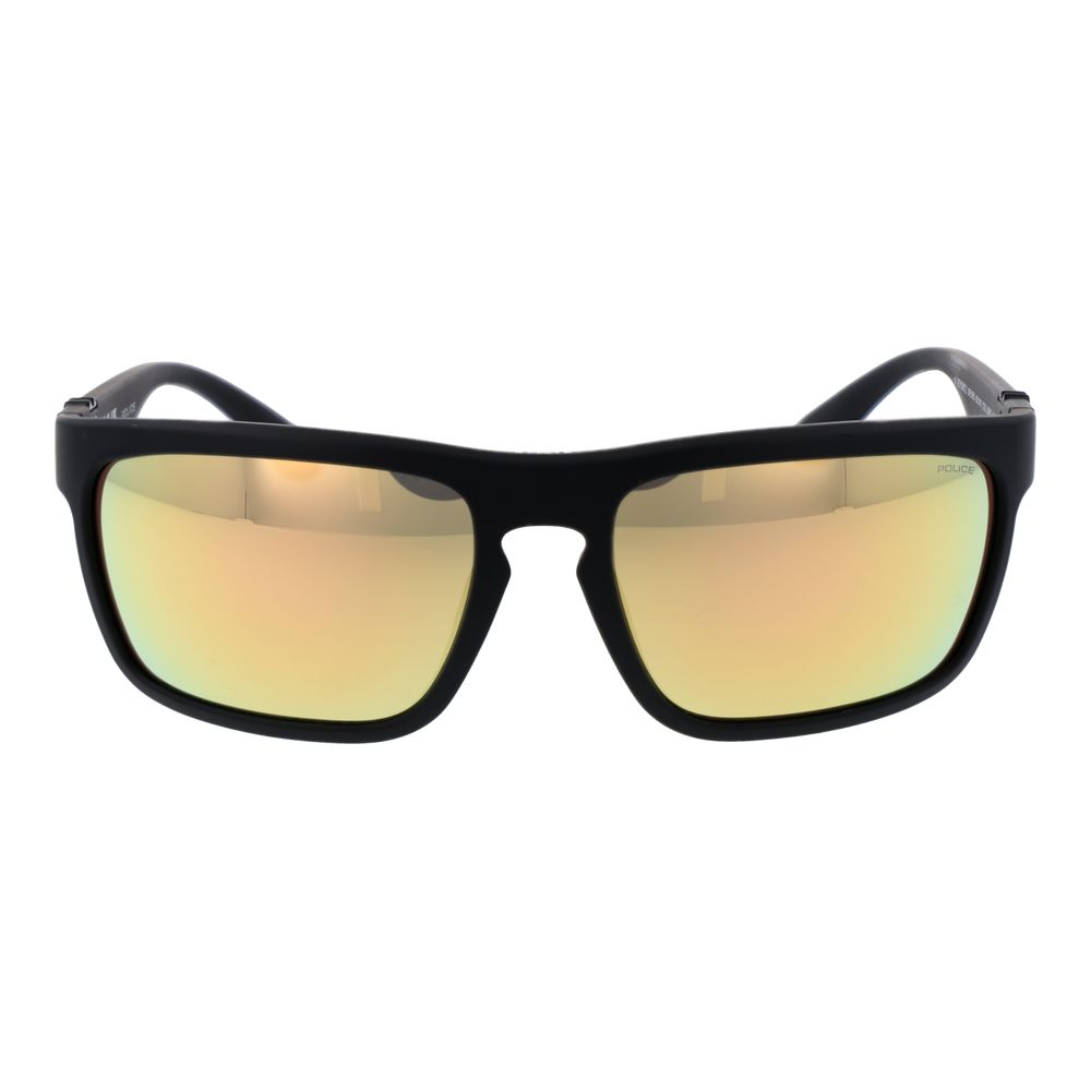 Police Black Plastic Sunglasses