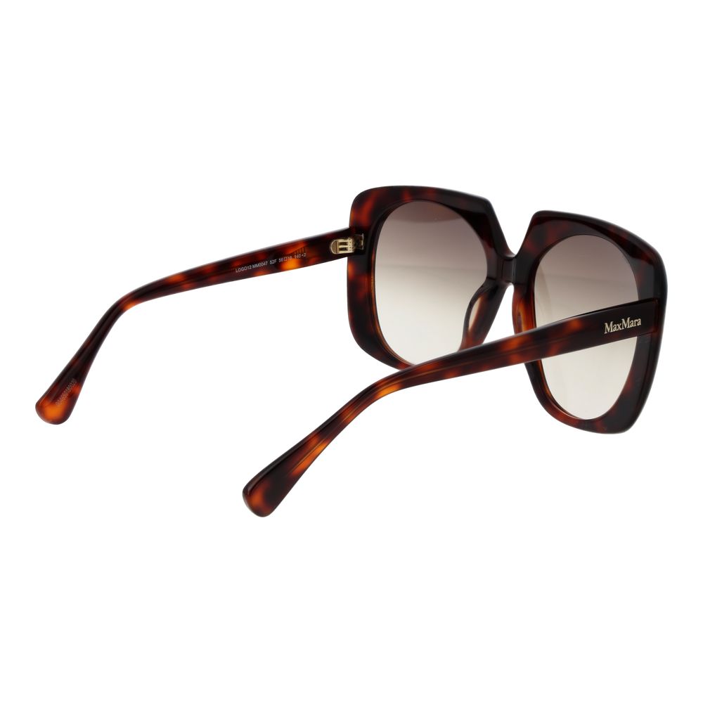 Max Mara Brown Acetate Sunglasses
