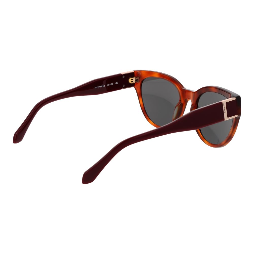 Replay Brown Plastic Sunglasses