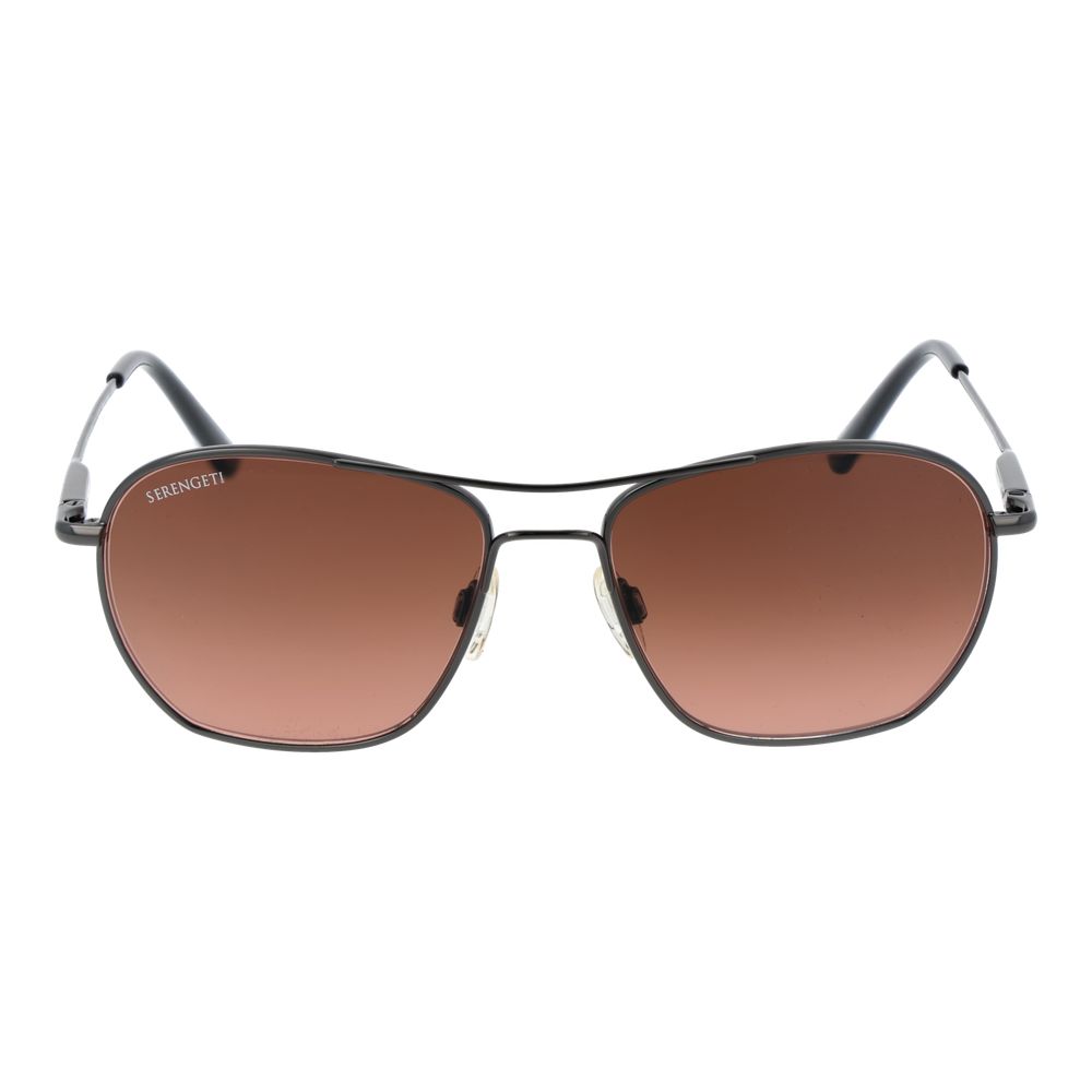 Serengeti Gray Metal Sunglasses